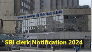SBI clerk Notification 2024